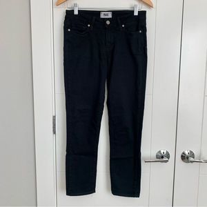 PAIGE Verdugo Crop Black Denim Jeans VGUC 27